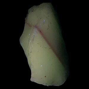 Jadeite Pink Art Glass Cullet Swirl Manganese Glowing Slag Glass‎ #4GX123